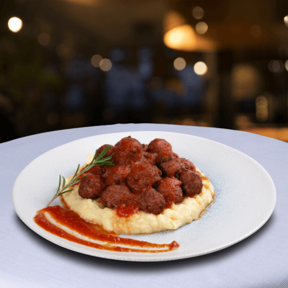 Chiftelute marinate cu piure 450g