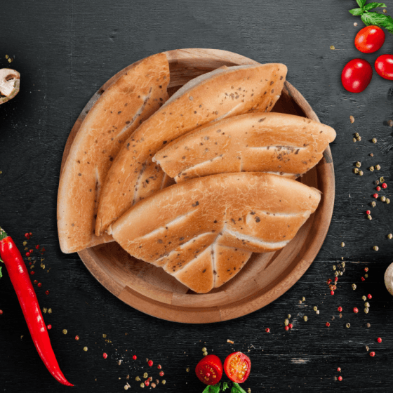 Focaccia cu usturoi 220g
