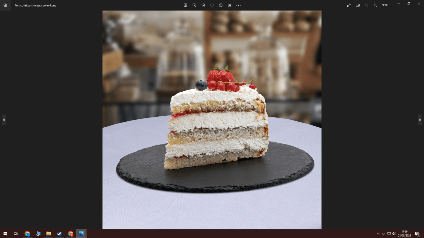 Tort cu frisca si mascarpone 150g