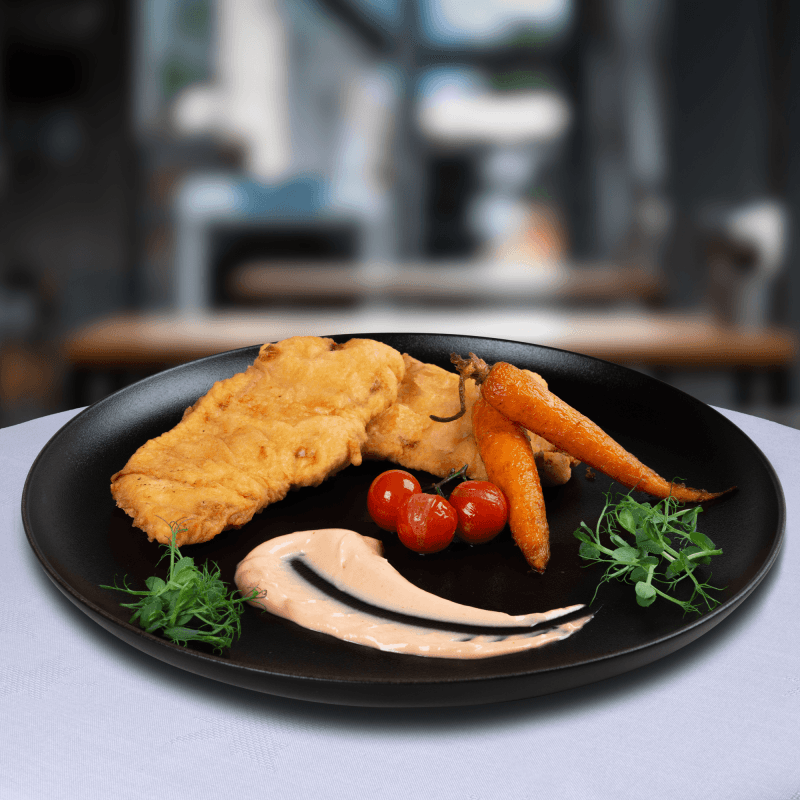 Meniu snitel pane porc 450g Combo